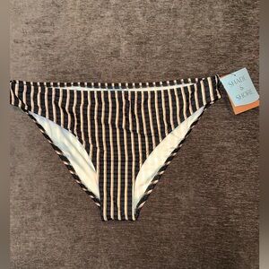 Shade & Shore Striped Bikini Bottoms